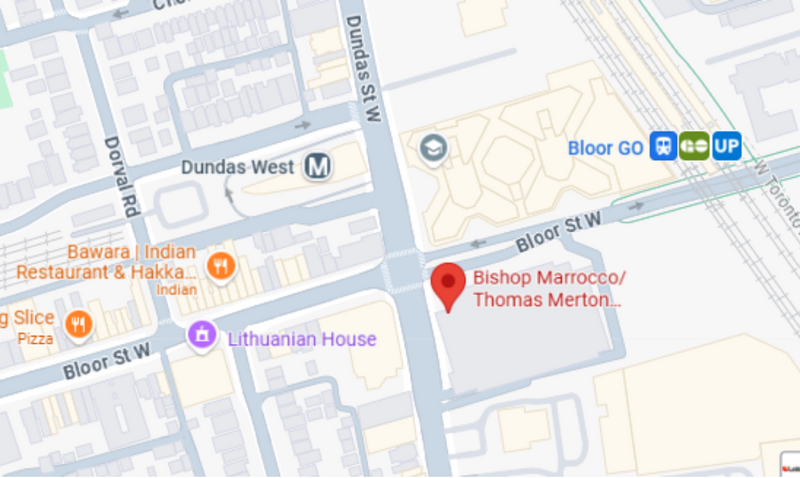 Bishop Marrocco School, Toronto, Standard First Aid location Map