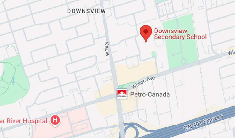 Downsview Sr PS Map