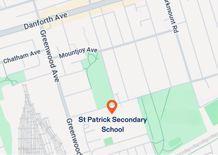 St Patrick Secondary School Soccer location map