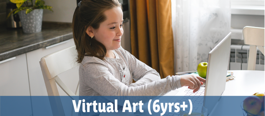 Virtual Art Program for children at home aged 6 years or older