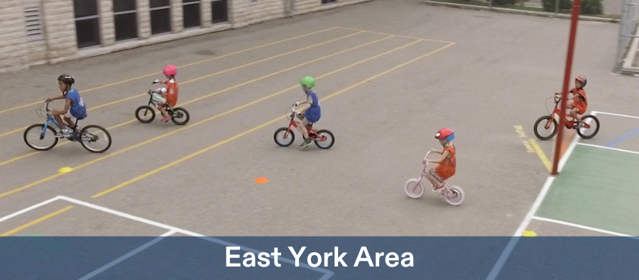 East York learn to bike area
