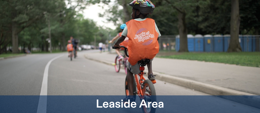 Leaside learn to bike area