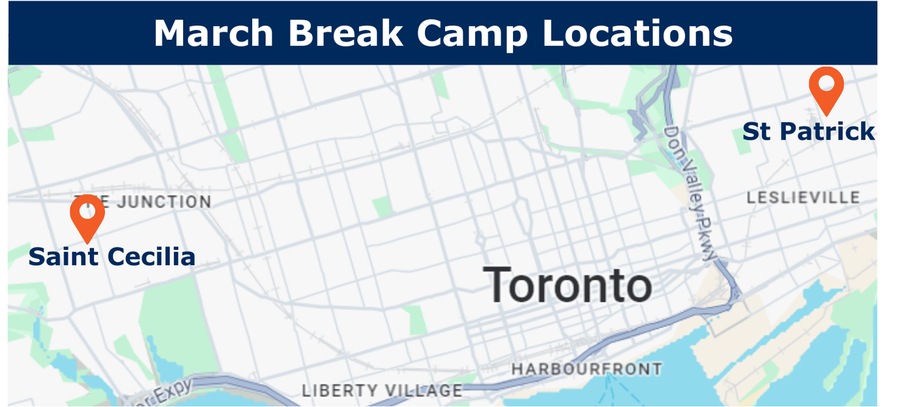 Variety Camp location map for Toronto, Jack of Sports